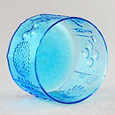 Oiva Toikka (Flora 1966) Turquoise Bowl with Plant Motif 8 cm  [Sample Images]
