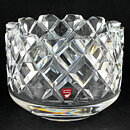 Gunnar Cyrén (Sofiero 1960) Clear Bowl with Grid Relief 15 cm