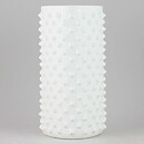 Gunnar Nylund (1951) White Triangular Vase with Rivets (20 cm)