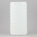 Gunnar Nylund (1951) White Triangular Vase with Rivets (20 cm)