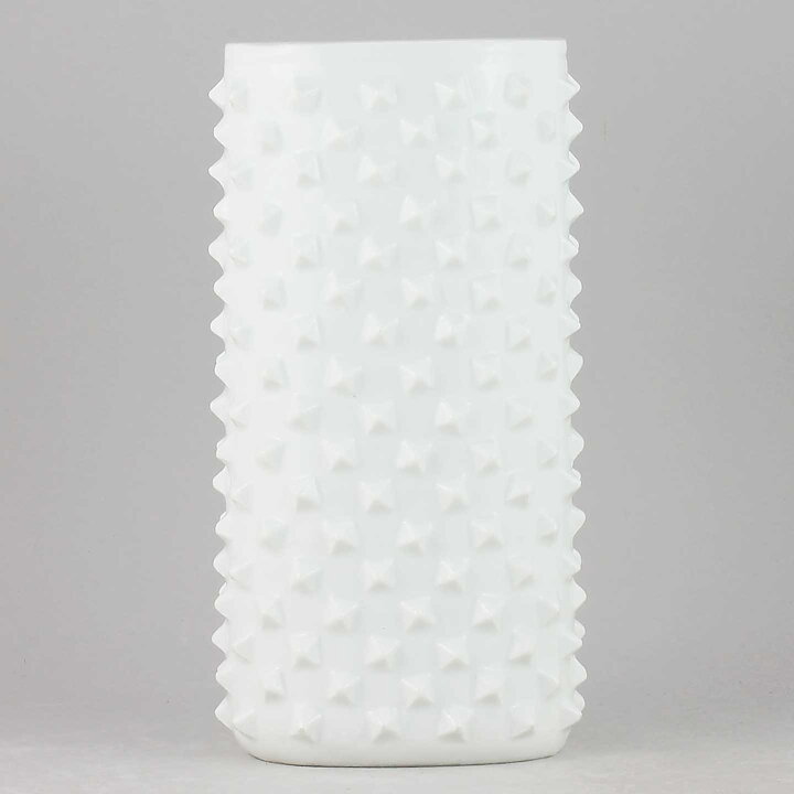 グナー・ニールンド  白い三角柱の花瓶 Vase (20 cm) 1951年