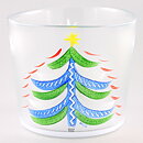 Ulrica Hydman Vallien (Christmas 1994) Clear Bowl with Tree Decor 22 cm