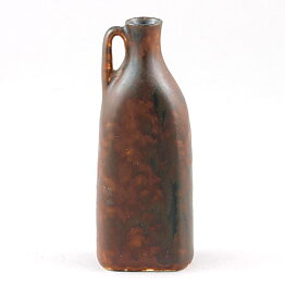 Carl-Harry Stålhane (1950s) Dark Brown Miniature Vase 7,5 cm (#3)