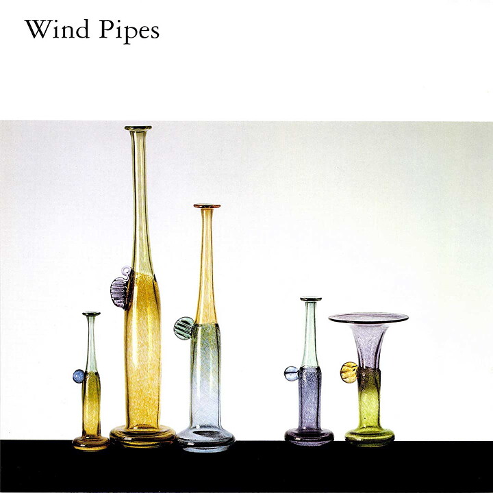 Bertil Vallien (Wind Pipes 1976) Protracted Colorful Vase 43 cm