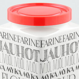 Esteri Tomula (1966) Flour Jar with Text Decor 20 cm
