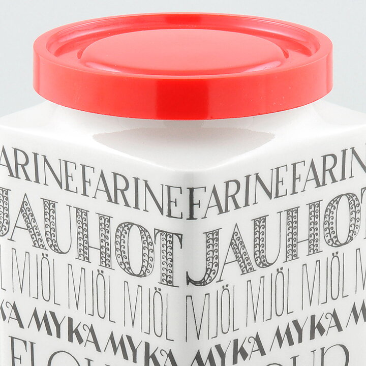 Esteri Tomula (1966) Flour Jar with Text Decor 20 cm
