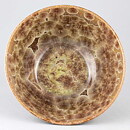 Isak Isaksson (2000s) Unique Bowl with Brown Crystalline Glaze 18 cm