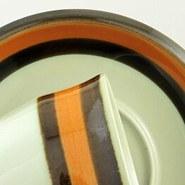 Marianne Westman (Annika 1972) Teacup with Brown/Orange Decor 11,5 cm  [Sample Images] 
