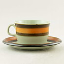 Marianne Westman (Annika 1972) Teacup with Brown/Orange Decor 11,5 cm  [Sample Images] 