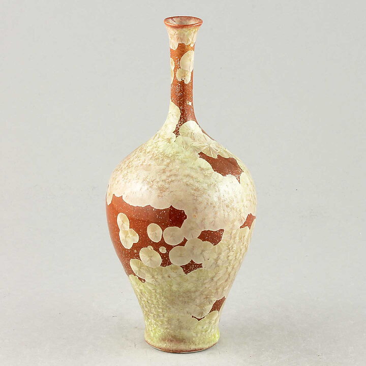 イサク・イサクソン　一点もの！　赤茶色の花瓶  2020年  (17cm)