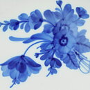 ロイヤルコペンハーゲン  Blå Blomstシリーズ  青い花模様のプレート  17cm  20世紀  #1625  [サンプル画像]