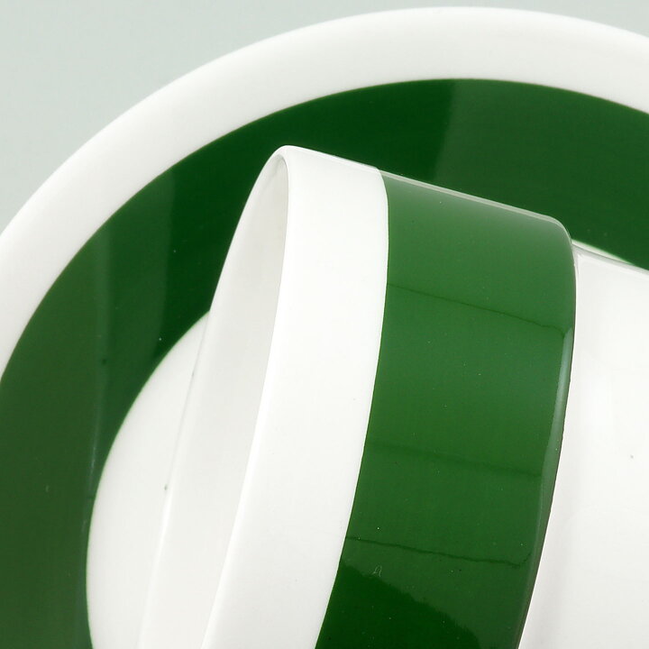 Karin Björquist (Grönt Band 1974) Coffee Cup with Green Border 11 cm  [Sample Images] 