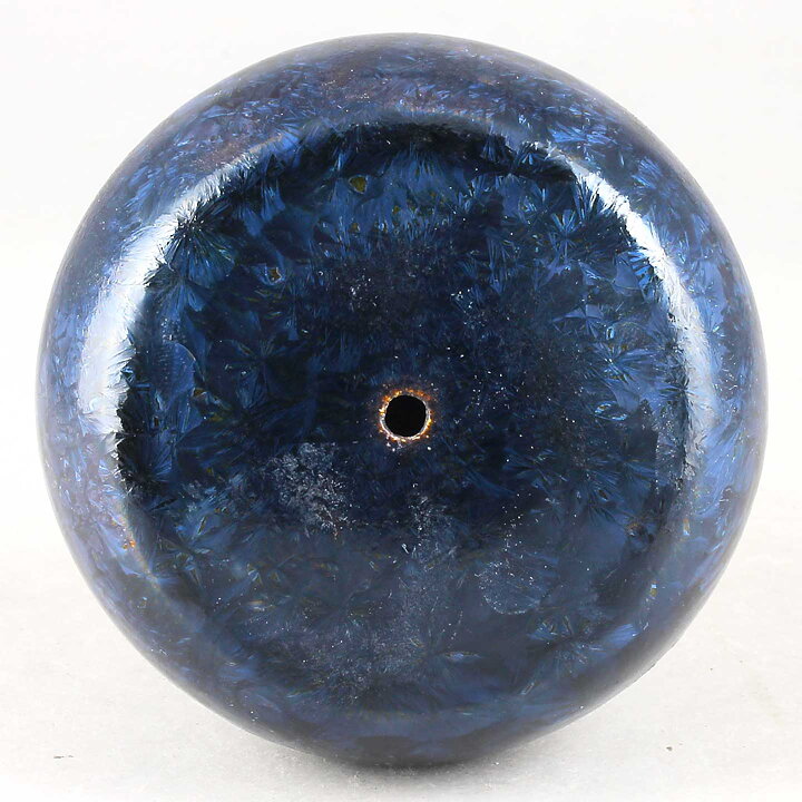 イサク・イサクソン　一点もの！　漆黒のブルーの花瓶  2015年  (8cm)
