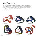 Bertil Vallien (Mini Sculptures 1993) Glass Figurine "Roi Du Solei" 8 cm