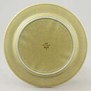 Olga Osol (Tunturi 1960) Three Yellow Plates with Brown Border Decor 20 cm