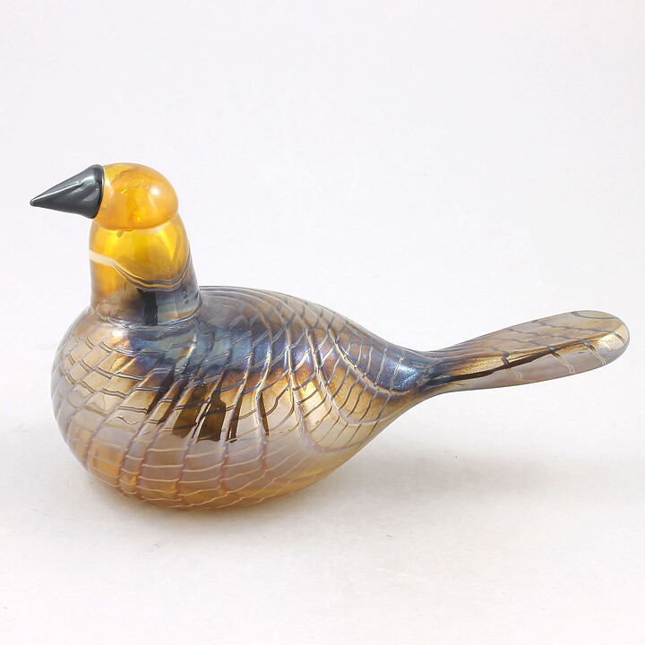 Oiva Toikka (1997) Karelian Golden Cuckoo (Karjalan Kultakäkönen) Glass Bird 21 cm (2)