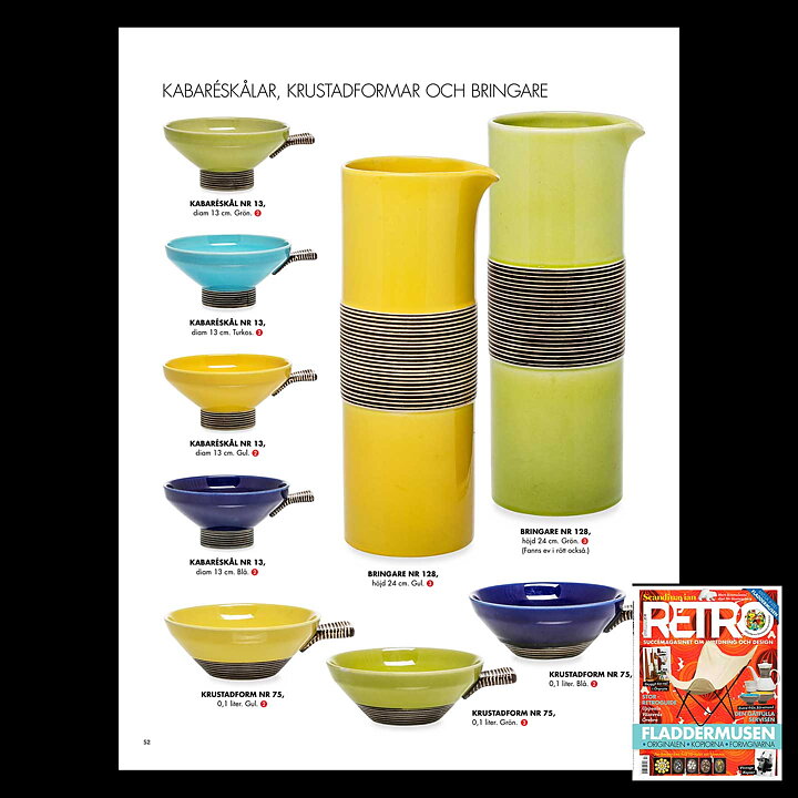Carl-Harry Stålhane (Entré 1957) Three Colorful Bowls 13 cm with Relief Decor on a Metal Stand 40 cm