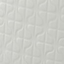 Gunnar Nylund (Domino 1960s) White Vase with Geometric Relief 13 cm (2)