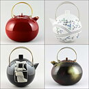 ゲスタ グラフス  白  ぷっくりしたティーポット   Teapot  20cm  1982年
