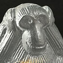  Lisa Larson (Royal Krona 1970s) Gorgeous Glass Ape "Cant't Hear"  [Sample Images]