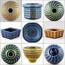 ヴィルヘルム・コーゲ　ブルーのクラシックのボウル  Bowl  18cm 1958年 (2)