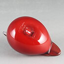 Oiva Toikka (2010) Petite Puffball (Kuukunen) Cranberry Glass Bird