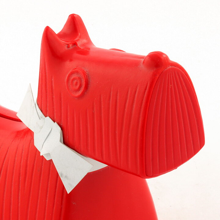 Stig Lindberg (1961) Red Plastic Scottish Terrier Coin Bank 17/12 cm  [Sample Images]