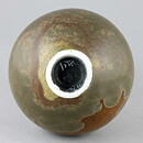 Isak Isaksson (2015) Unique Vase with Brown and Green Crystalline Glaze 13 cm