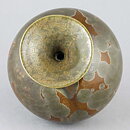 Isak Isaksson (2015) Unique Vase with Brown and Green Crystalline Glaze 13 cm