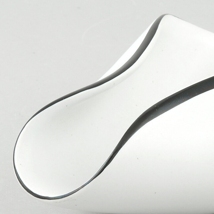 Stig Lindberg (Veckla 1950) White Sculptural Bowl with Black Border 15 cm