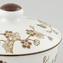Jackie Lynd (Japonica 1977) Sugar Bowl with Brown Flowers 11 cm (2)