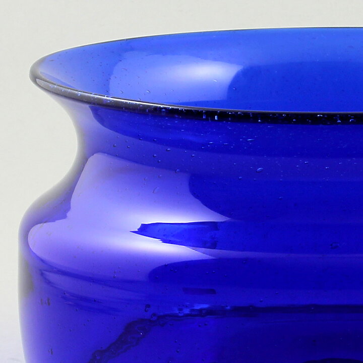 Erik Höglund (1960s) Blue Wide Bowl 22 cm