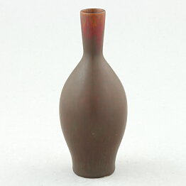 Carl-Harry Stålhane (SXE 1959) Brown Baluster Vase 12 cm
