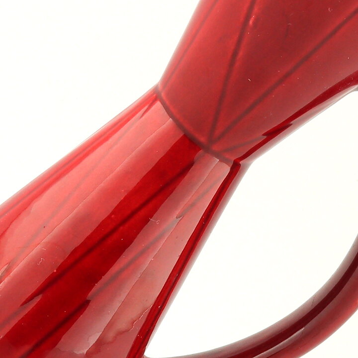 Carl-Harry Stålhane (California 1952) Red/Gray Pitcher Vase 18 cm