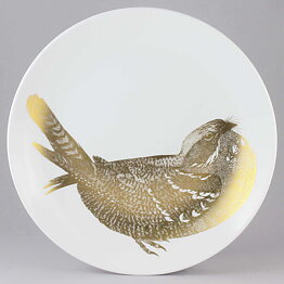 Paul Hoff (Endangered Species 1982) European Nightjar Collectors Plate 25 cm   [Sample Images]