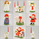 リサラーソン  青／白色の天使  キャンドルホルダー  1987年  15cm (2)