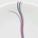 Bertil Vallien (Rainbow 1982) Plate with Colorful Threads Decor 17 cm  [Sample Images]