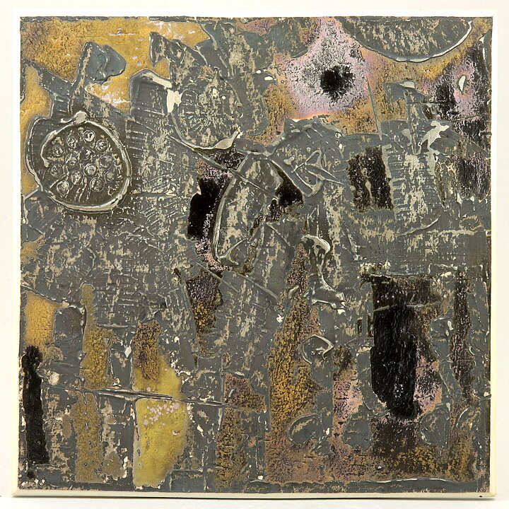 Börje Skohg (1974) Unique Wall Plaque with Horse Riders Motif 23 cm