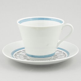 Carl-Harry Stålhane (VB 1957) Teacup with Blue Decor 11,5  [Sample Images]