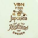 Jackie Lynd (Japonica 1977) Rounded Teacup with Brown Flower Decor 12 cm  [Sample Images]