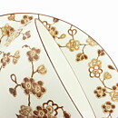 Jackie Lynd (Japonica 1977) Rounded Teacup with Brown Flower Decor 12 cm  [Sample Images]