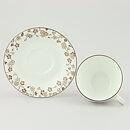 Jackie Lynd (Japonica 1977) Rounded Teacup with Brown Flower Decor 12 cm  [Sample Images]