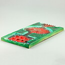 リサラーソン  緑/赤色の花の陶板  限定品  35cm  1960年代