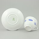 Coffee Cup with Blue Grapes and Vine Leaf Decor 10 cm  (Blå Blom 1911)  [Sample Images] 