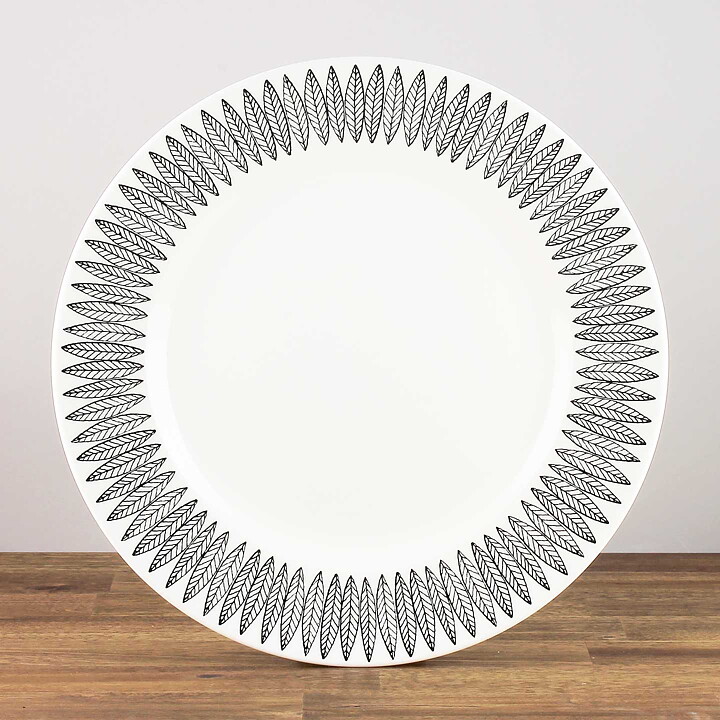 スティグ・リンドベリ Black Salixシリーズ  お皿 Plate   (28cm)  2000年代