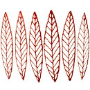 スティグ・リンドベリ Red Salixシリーズ  お皿 Plate   (28cm)  2000年代
