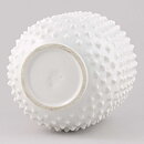 Gunnar Nylund (1951) Wide White Vase with Rivets 22 cm