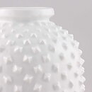 Gunnar Nylund (1951) Wide White Vase with Rivets 22 cm