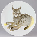  Paul Hoff (Endangered Species 1979) Lynx Collectors Wall Plate 25 cm <with Box> [Sample Images]