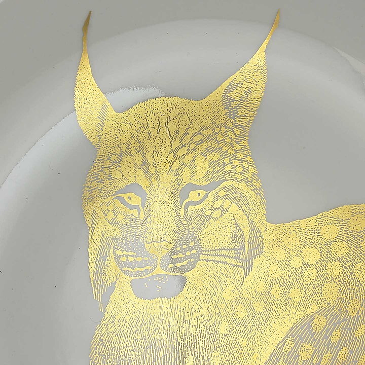  Paul Hoff (Endangered Species 1979) Lynx Collectors Wall Plate 25 cm <with Box> [Sample Images]